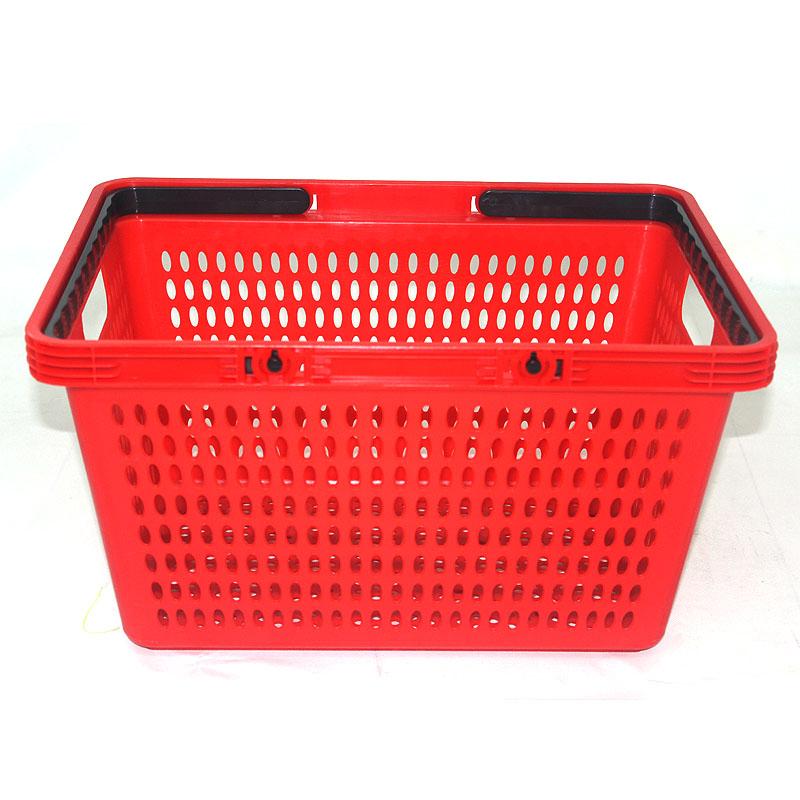 Two Large Rod Hand Baskets for Every Shopper