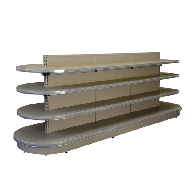 DOUBLE SIDE SHELF WITH ROUND END