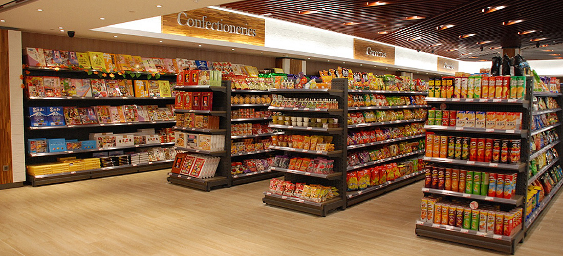 supermarket shelf