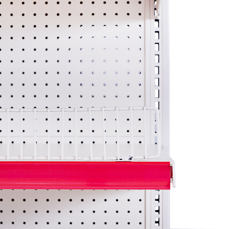 Double Sided Perforated Back Panel Shelf